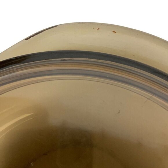 Corning Vision Pyrex 1.5L Round Casserole Dish Amber Glass 023 623 Vintage 70s - Picture 12 of 12